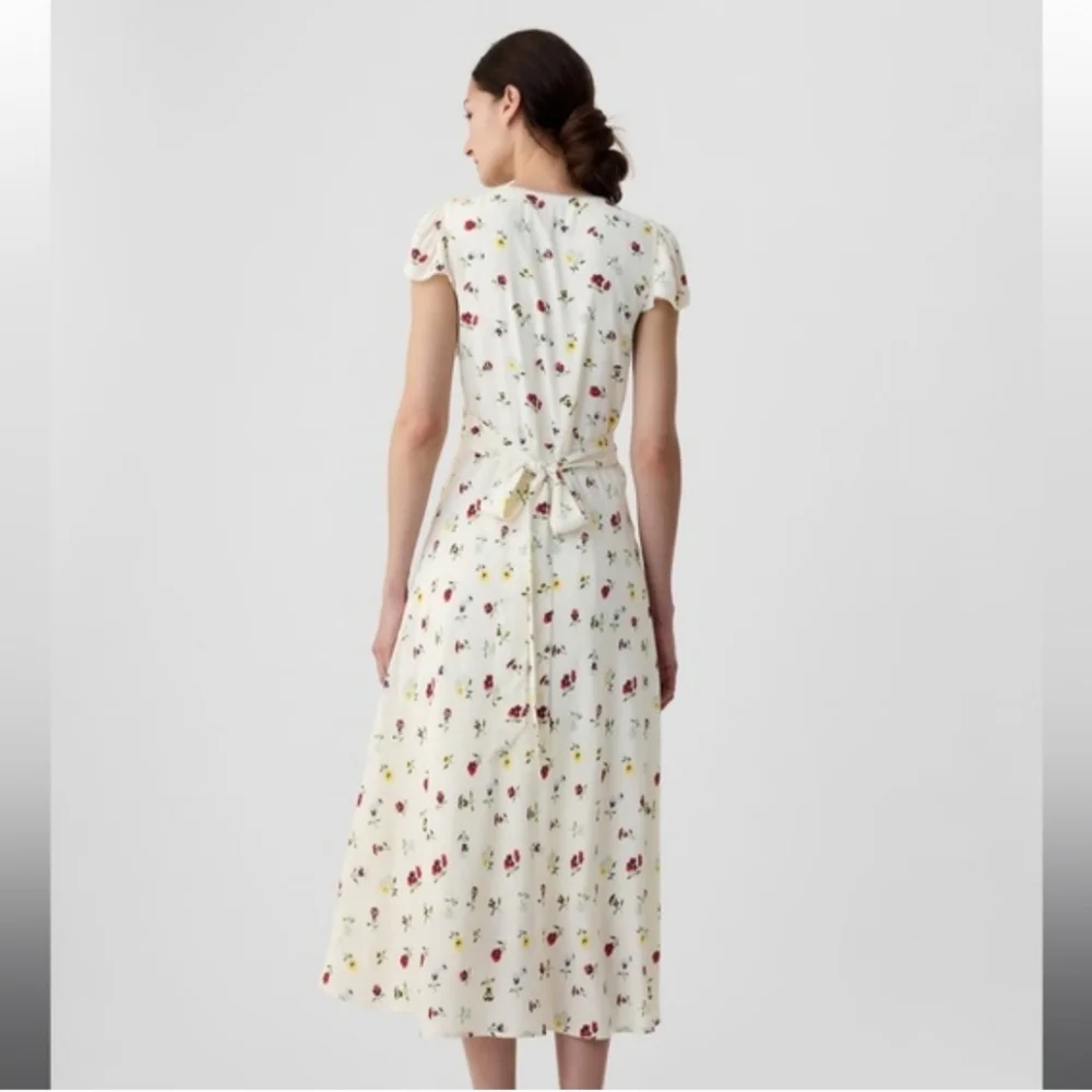 Gap x Doen Collab Floral Midi Dress Size 2 EUC - Picture 6 of 8